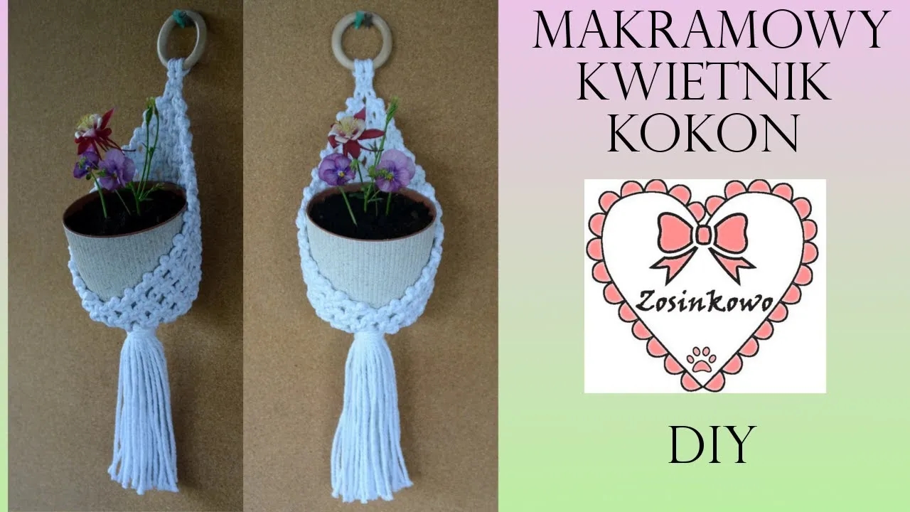 Jak zrobić kwietnik makramą? Prosty sposób na wyjątkową dekorację domu