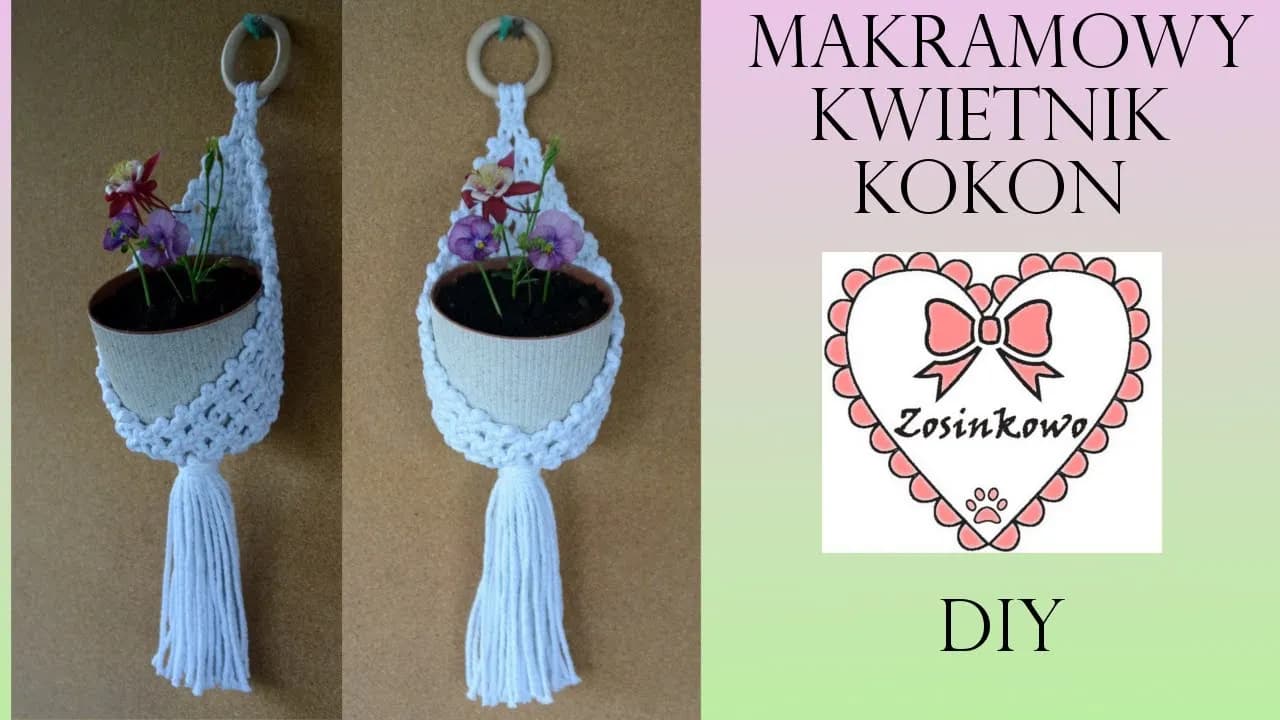 Jak zrobić kwietnik makramą? Prosty sposób na wyjątkową dekorację domu